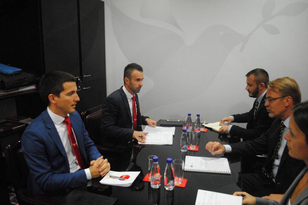 Aleksa Bečić, Aivo Orav, Foto: Demokrate