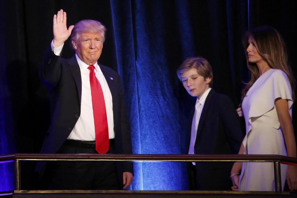 Donald Tramp, Baron Tramp, Melanija Tram, Foto: Reuters
