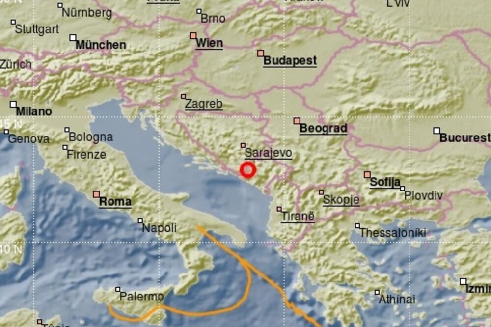zemljotres, Foto: Screenshot