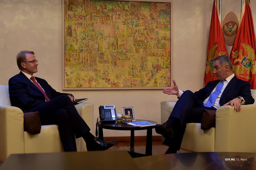 Aivo Orav, Milo Đukanović, Foto: Vlada Crne Gore