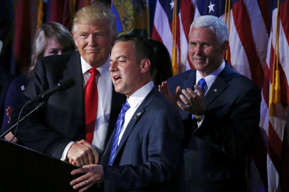 Rins Pribus, Donald Tramp, Majk Pens, Foto: Reuters