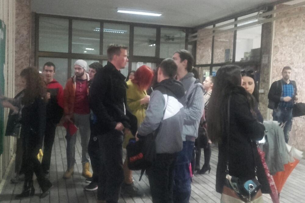 Studenti Filozofskog i Filološkog fakulteta, Nikšić, protest, Foto: Privatna arhiva