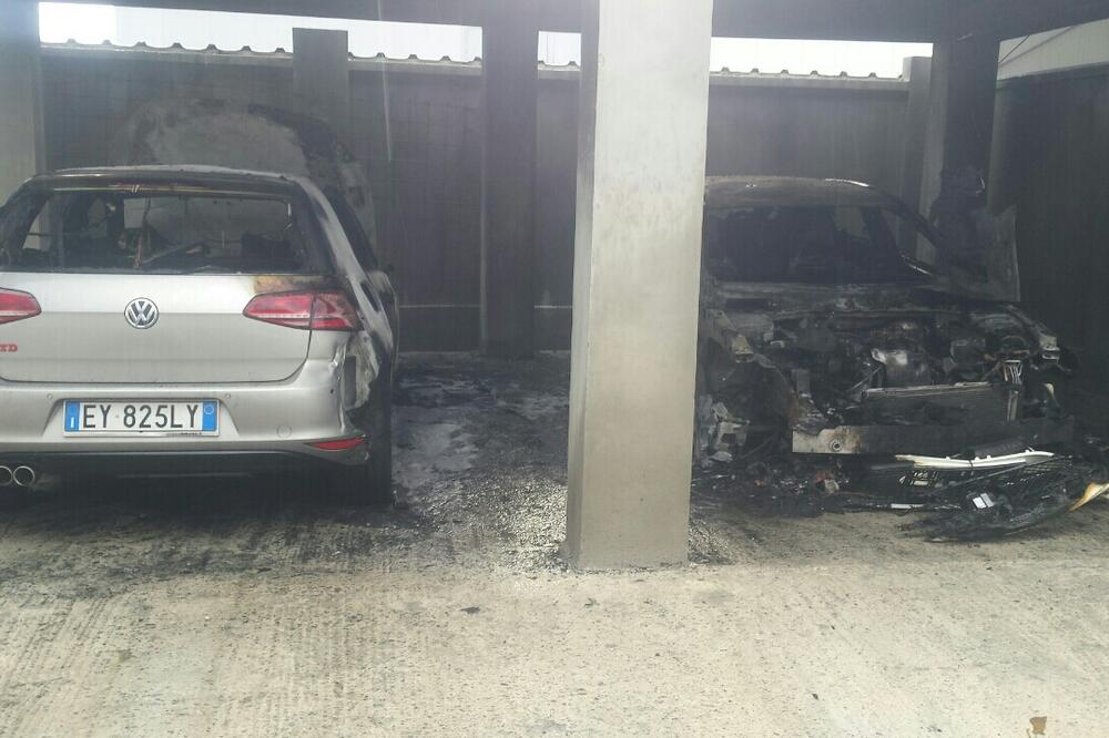 Zapaljena vozila u Donjoj Gorici, Foto: Svetlana Đokić
