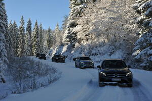 "Za volanom": Mercedesovim terencima po sniježnim bespućima...