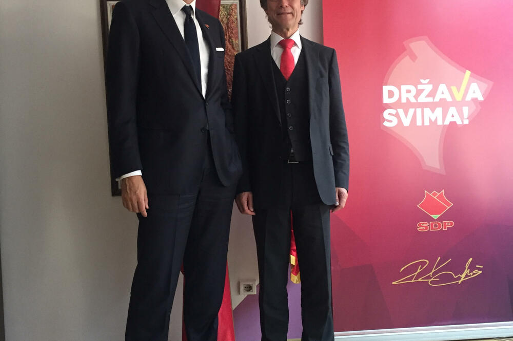 Ranko Krivokapić, Hans Ginter Matern, Foto: SDP