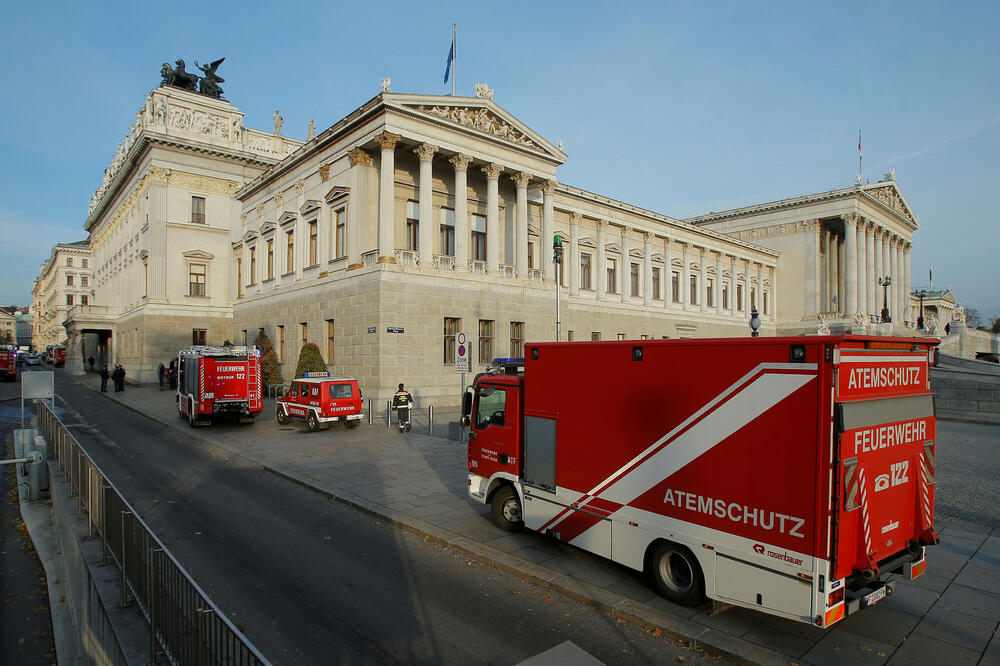 Beč, parlament, požar, Foto: Reuters