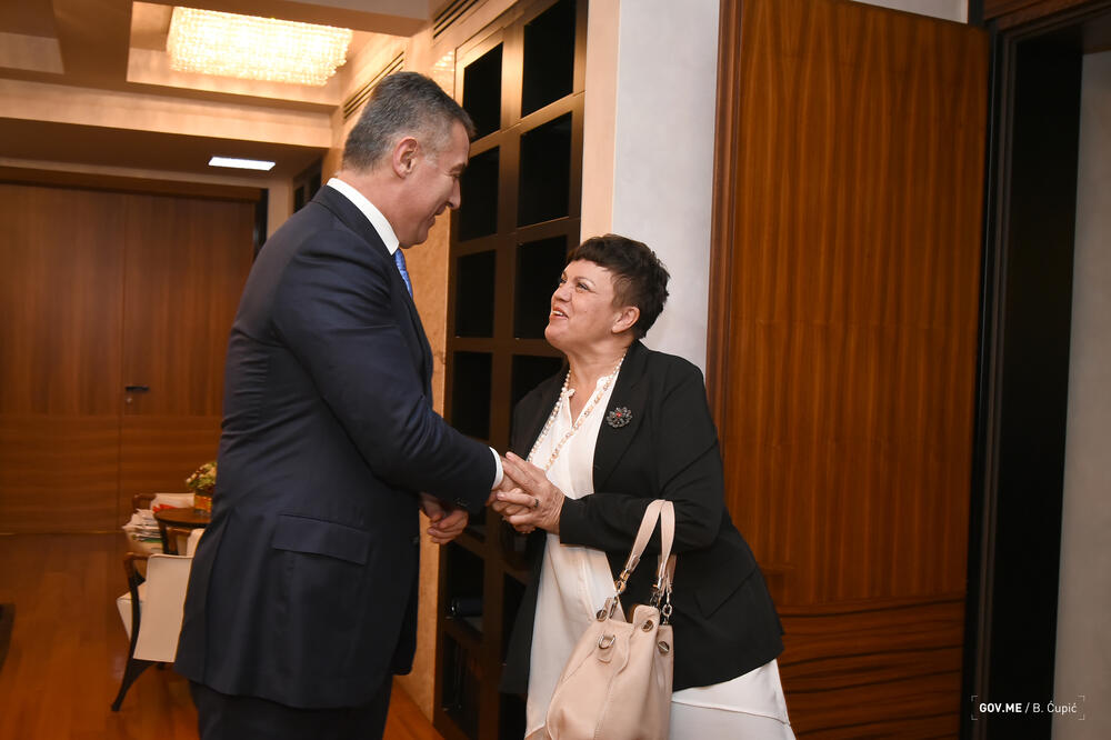 Milo Đukanović, Janina Hrebičkova, Foto: Vlada Crne Gore