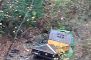 Prevrnuo se kamion natovaren drvima: Povrijeđena braća iz Podgorice