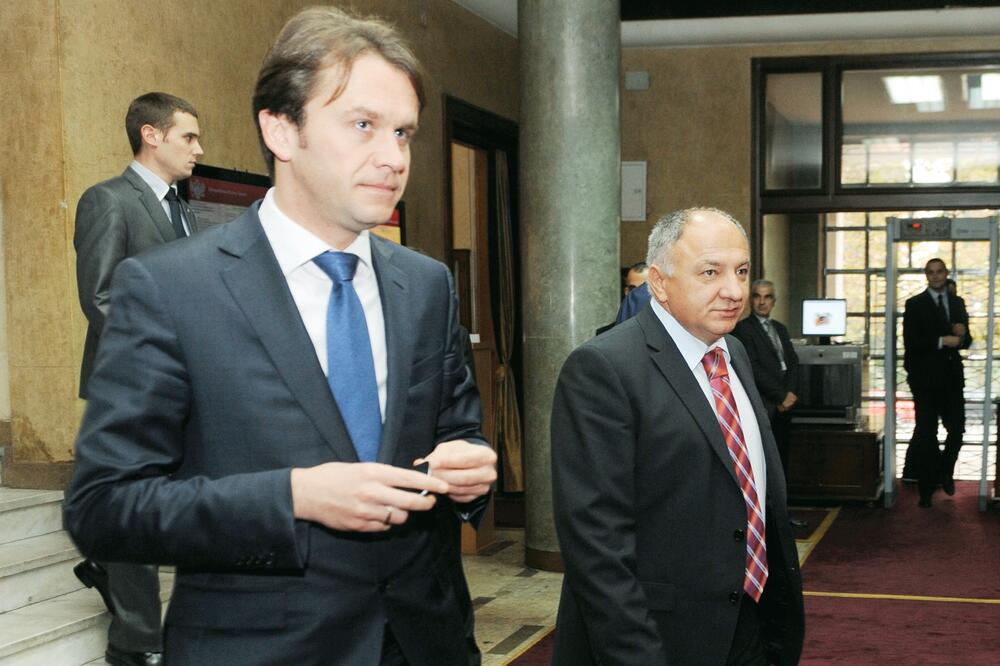 Raško Konjević i Vujica Lazović, Foto: Savo Prelević