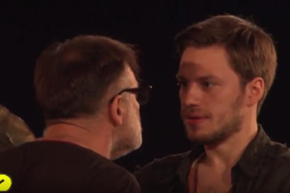 Branislav Lečić, Marko Grabež, predstava Crvena, Foto: Screenshot (YouTube)