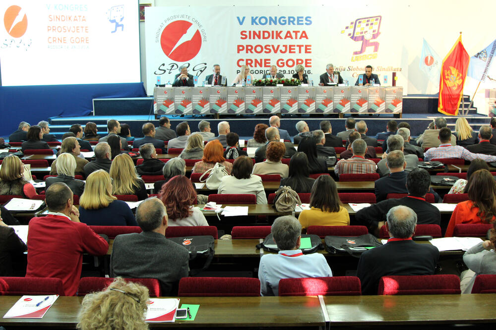 Peti kongres sindikata prosvjete, Foto: Filip Roganović