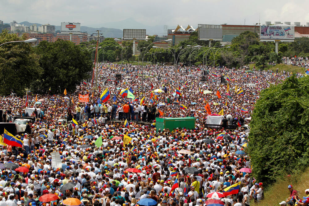 Venecuela protest opozicije, Foto: Reuters