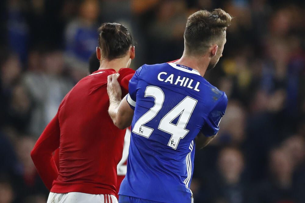 Zlatan Ibrahimović i Gari Kejhil, Foto: Reuters