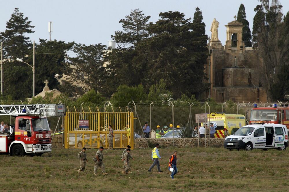 Malta, pad aviona, Foto: Reuters