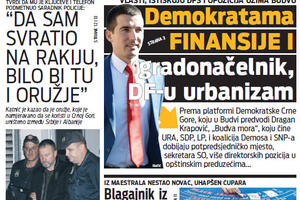 U "Vijestima" čitajte: Istiskuju DPS i uzimaju Budvu
