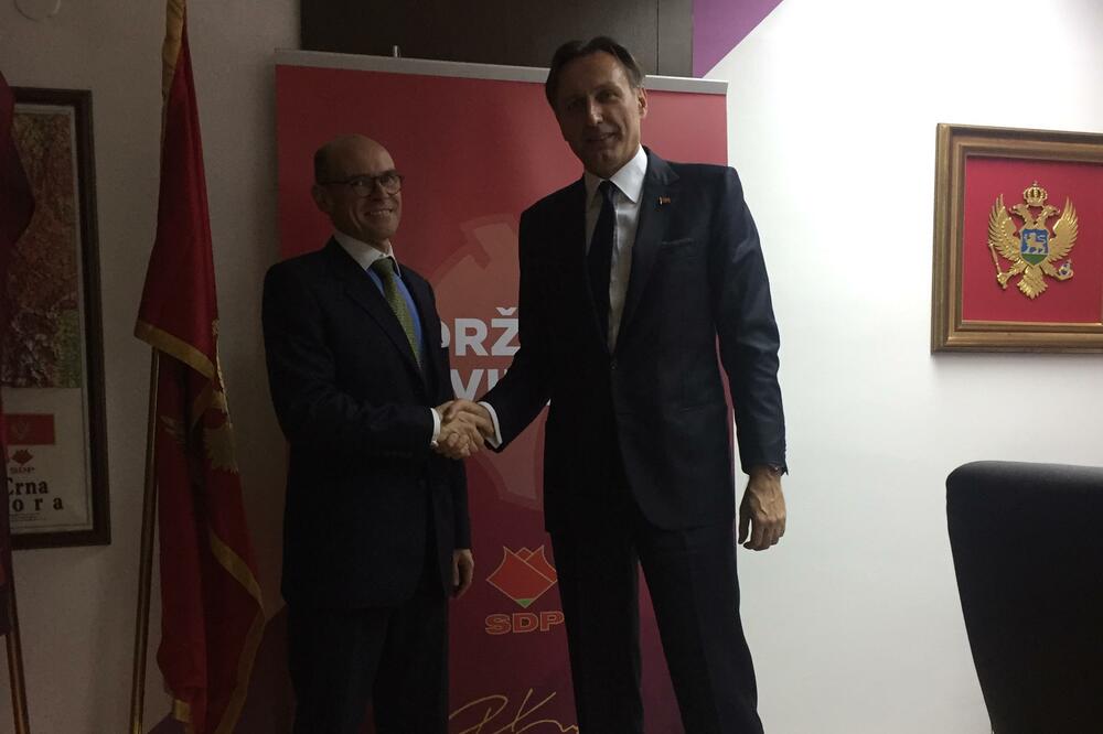 Arne Sanes Bjornstad, Ranko Krivokapić, Foto: SDP