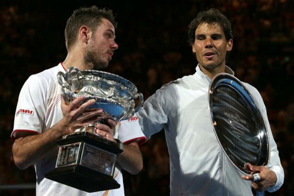 Stanislas Vavrinka i Rafael Nadal, Foto: Beta/AP