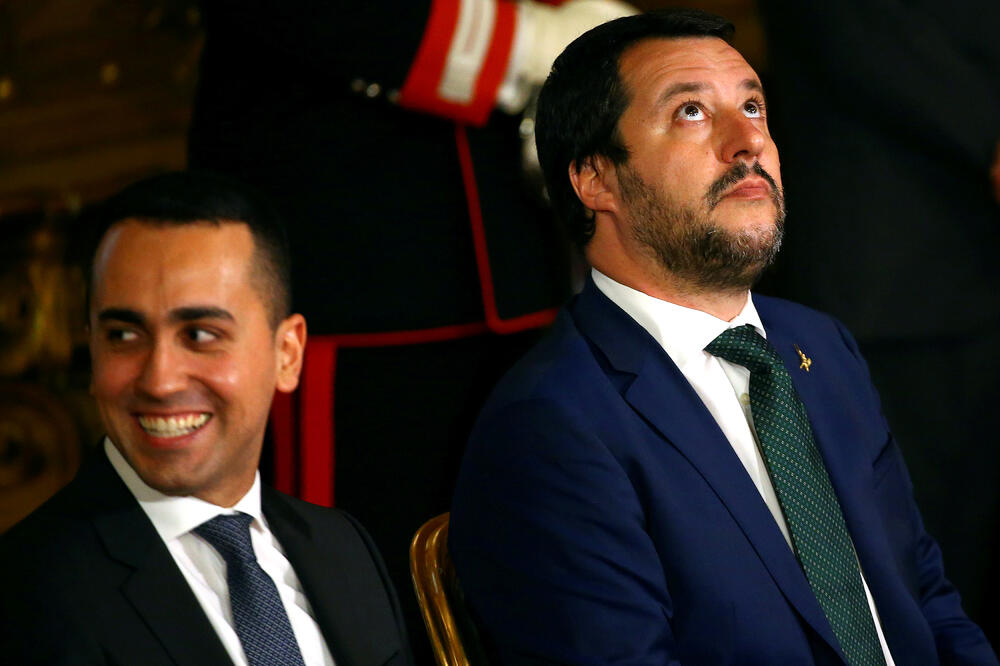 Di Majo i Salvini „udaraju packe” Makronu posljednjih mjeseci, Foto: Tony Gentile/Reuters