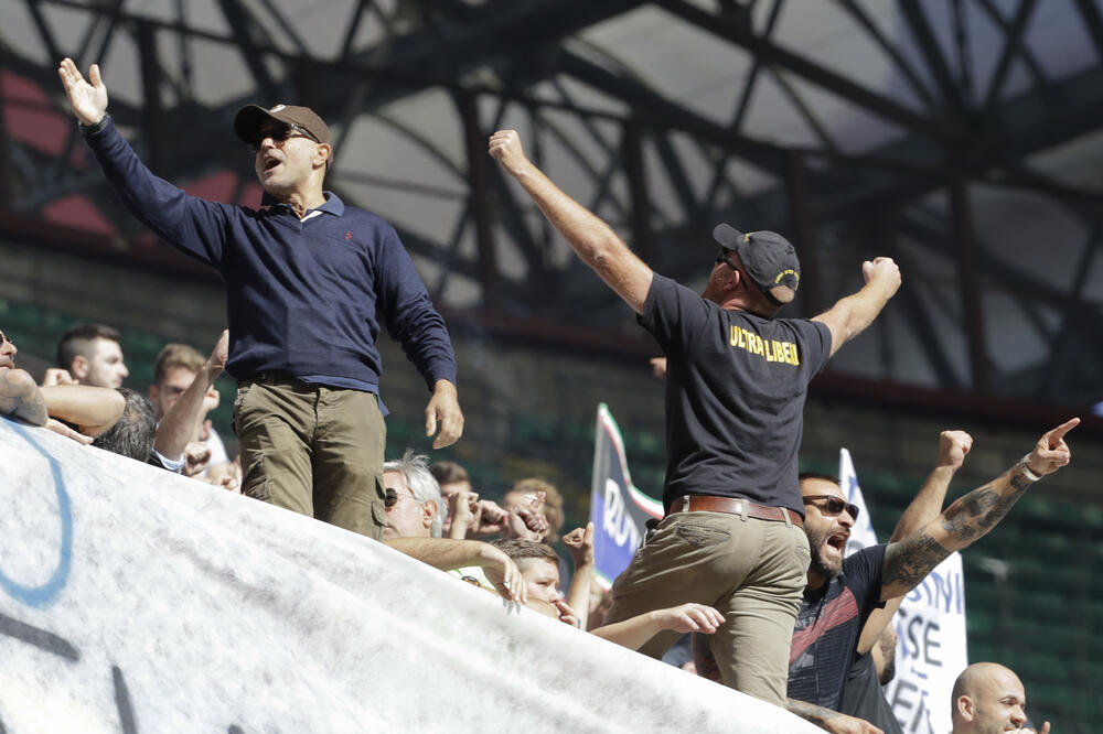 Navijači Intera, Kurva Nord, Foto: Beta/AP