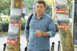 Podgorica: Rat plakatima i protiv zakona