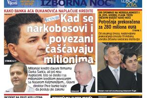 Danas u "Vijestima": Kad se narkobosovi i povezani čašćavaju...