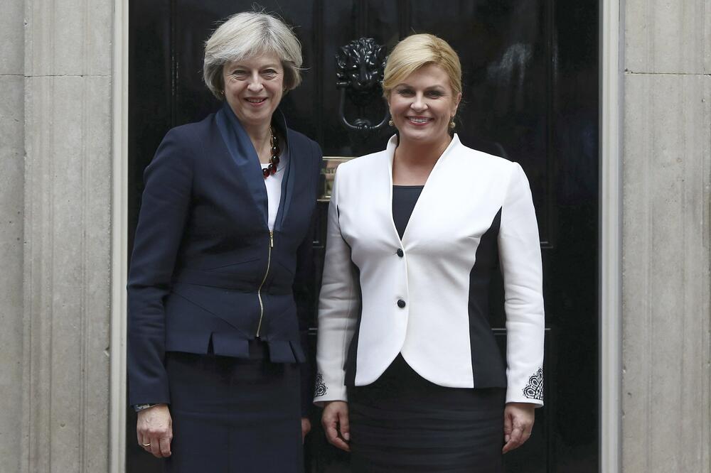 Kolinda Grabar Kitarović, Tereza Mej, Foto: Reuters