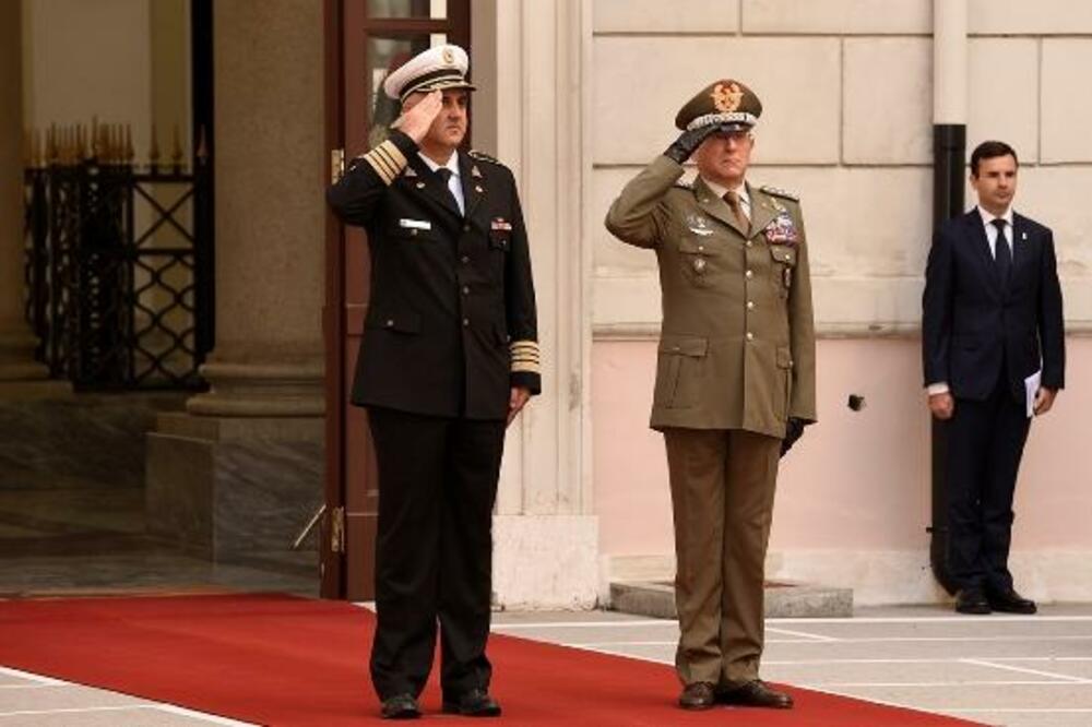 Dragan Samardžić, Klaudio Gracijani, Foto: Ministarstvo odbrane Crne Gore