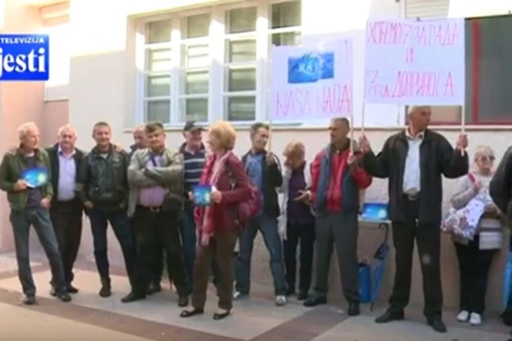 Bjelasica Rada, protest, Foto: Screenshot (TV Vijesti)