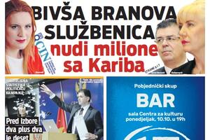 U "Vijestima" čitajte: Od Brana pravo u firmu sa Kariba; Privodili...