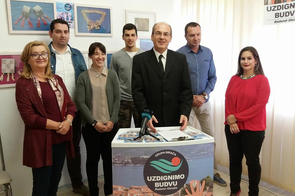 Radomir Glendža, Uzdignimo Budvu, Foto: Vuk Lajović