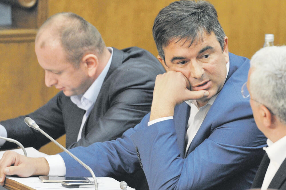 Nebojša Medojević, Andrija Mandić,  Milan Knežević, Foto: Savo Prelević