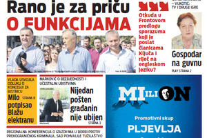 U "Vijestima" čitajte: Tražimo što nam pripada, nismo figure; Milo...