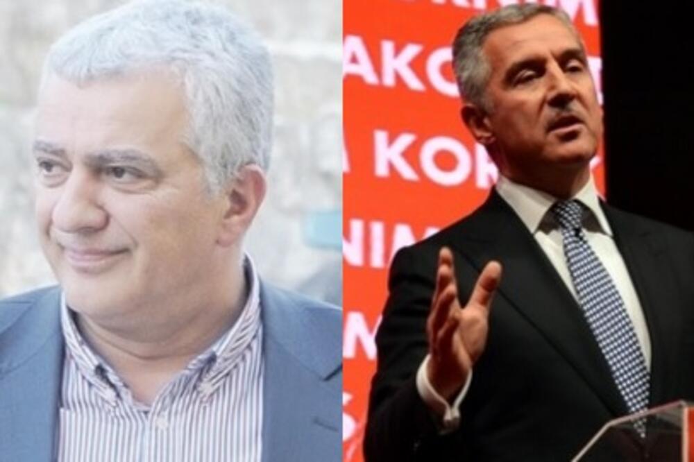 Andrija Mandić, Milo Đukanović