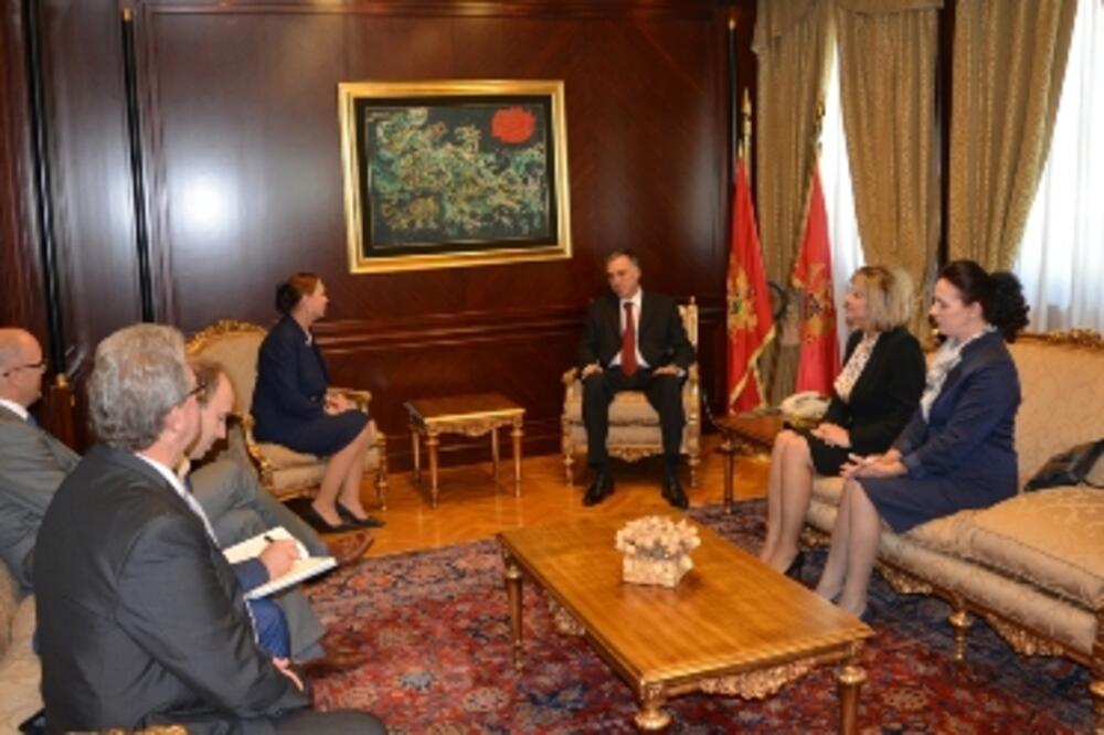 Iveta Macejkova, Filip Vujanović, Foto: Predsjednik.me