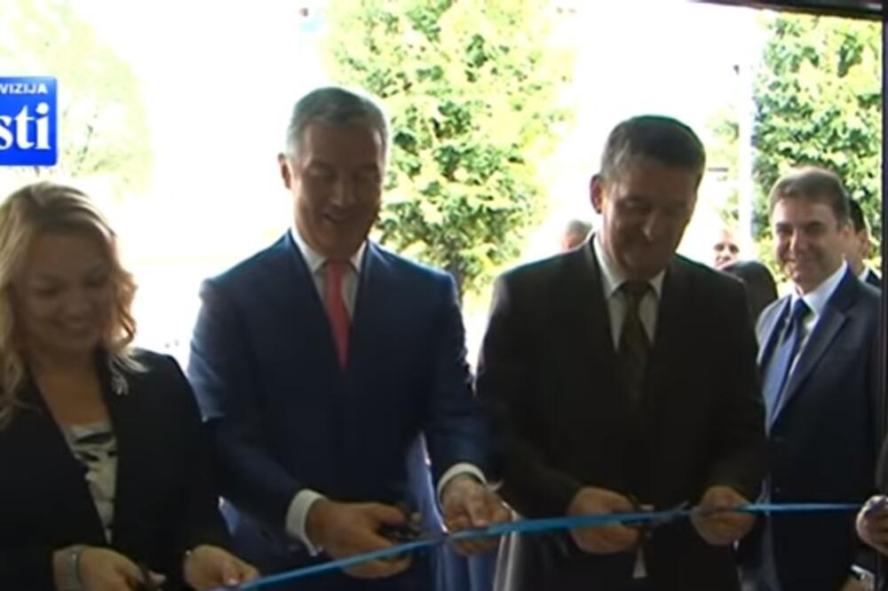 Sanja Vlahović, Milo Đukanović, Veselin Grbović, Foto: Screenshot (TV Vijesti)