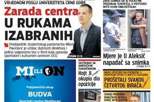 U "Vijestima" čitajte: Povlašćenima zarada od centra; Hojt Ji...