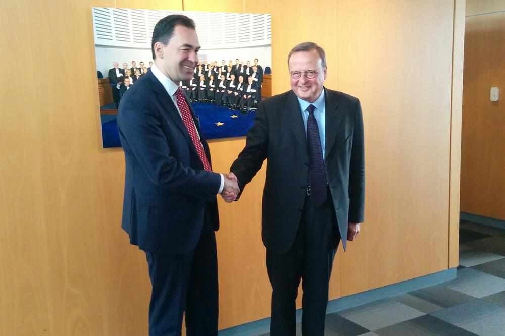 Zoran Pažin,  Guido Raimondi, Foto: Ministarstvo pravde