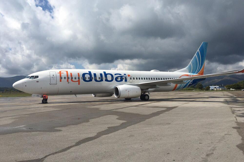 fly dubai, Foto: Aerodrom Tivat