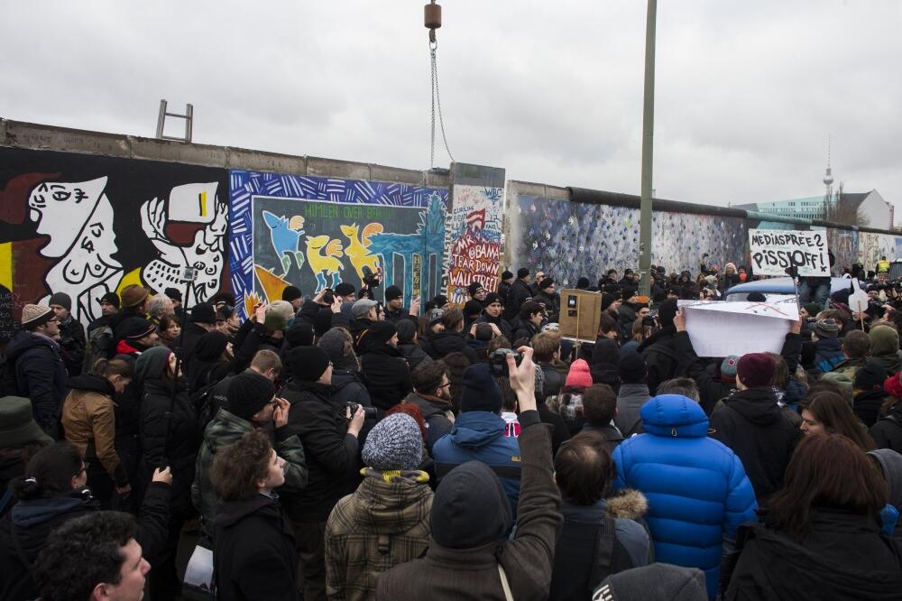 Berlinski zid rušenje, Foto: Reuters