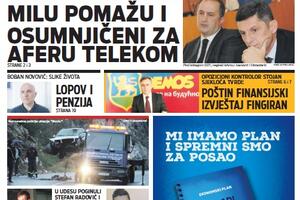 U današnjim "Vijestima" čitajte: Milu pomažu i osumnjičeni za...