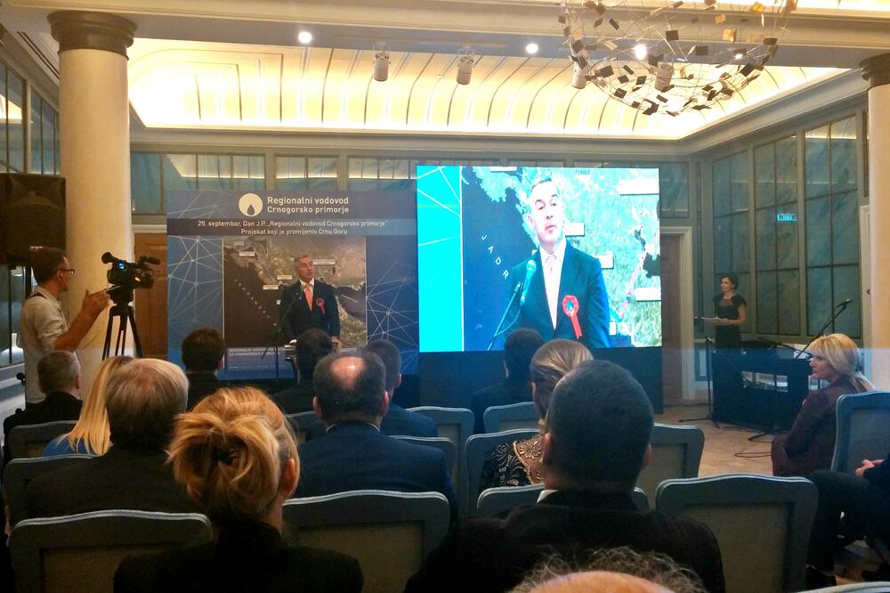 Milo Đukanović, vodovod, Tivat, Foto: Siniša Luković