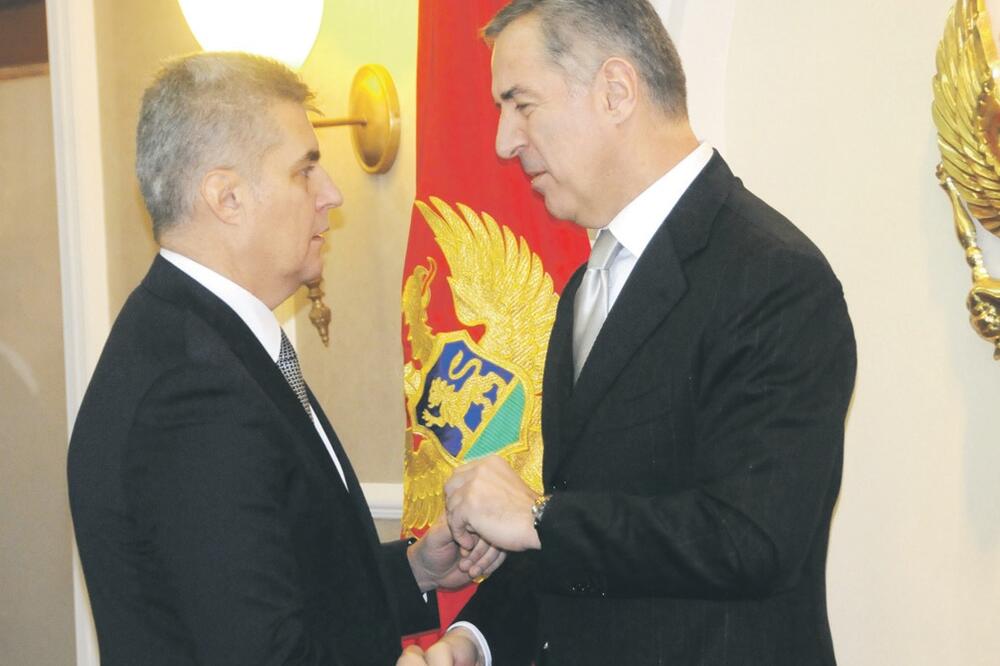 Milo Đukanović Ivan Brajović, Foto: Boris Pejović