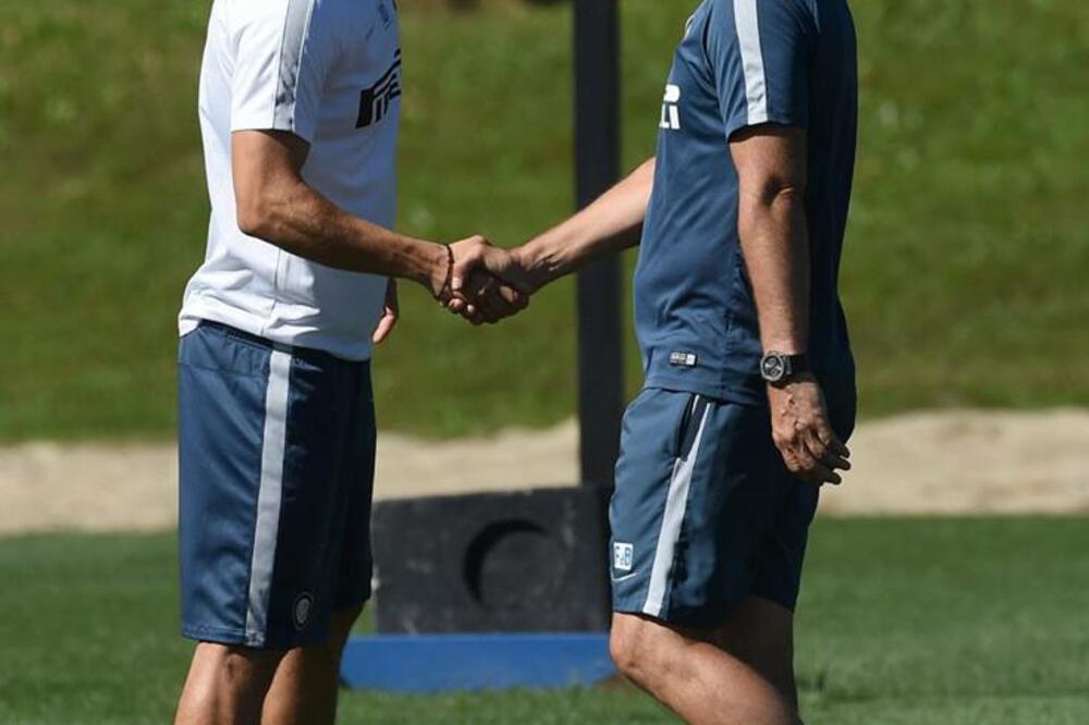 Stevan Jovetić i Frank de Bur, Foto: Inter.it