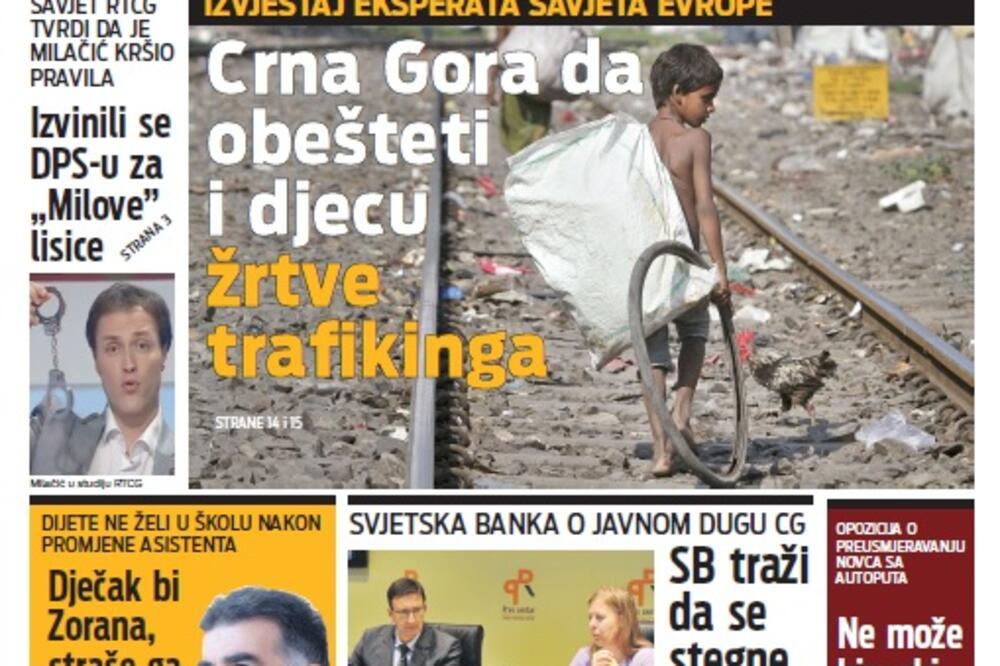 Naslovna 28.09., Foto: Vijesti