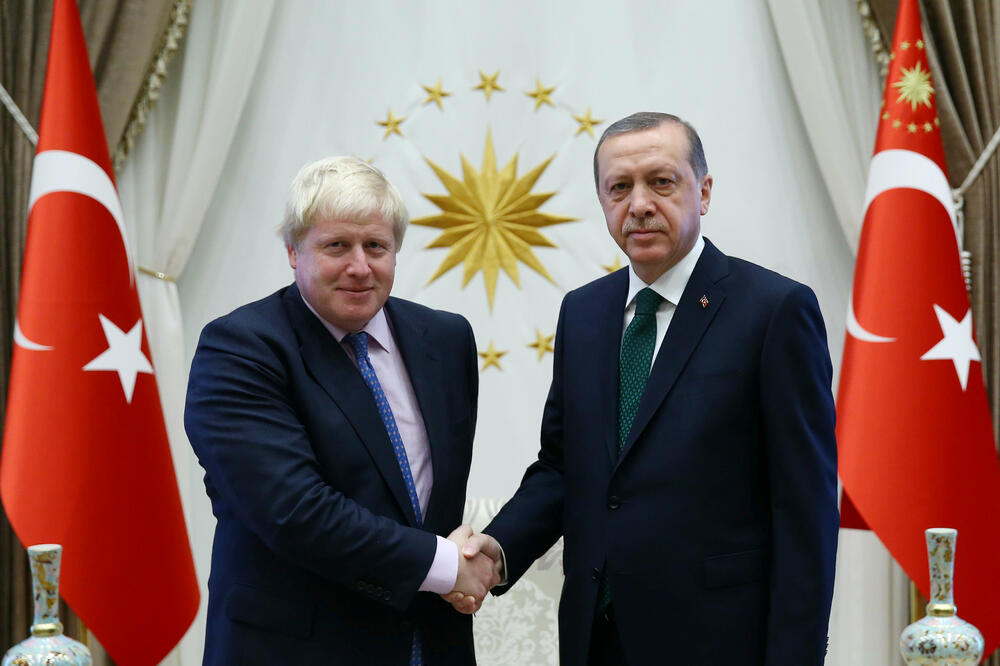 Boris Džonson, Redžep Tajip Erdogan, Foto: Reuters