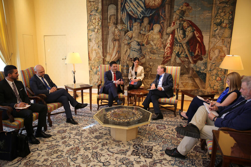 Darko Pajović,  Zigfrid  Brake, Foto: Skupština Crne Gore