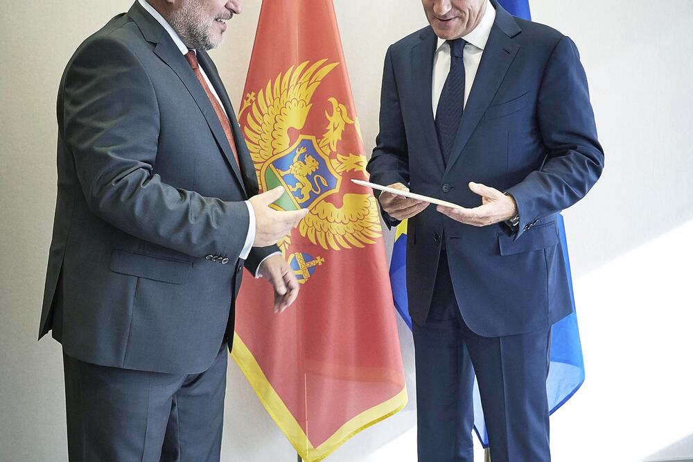 Bojan Šarkić, Donald Tusk, Foto: MVPEI