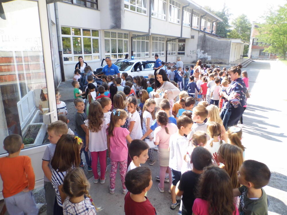 Saobraćajna policija, đaci, Tivat