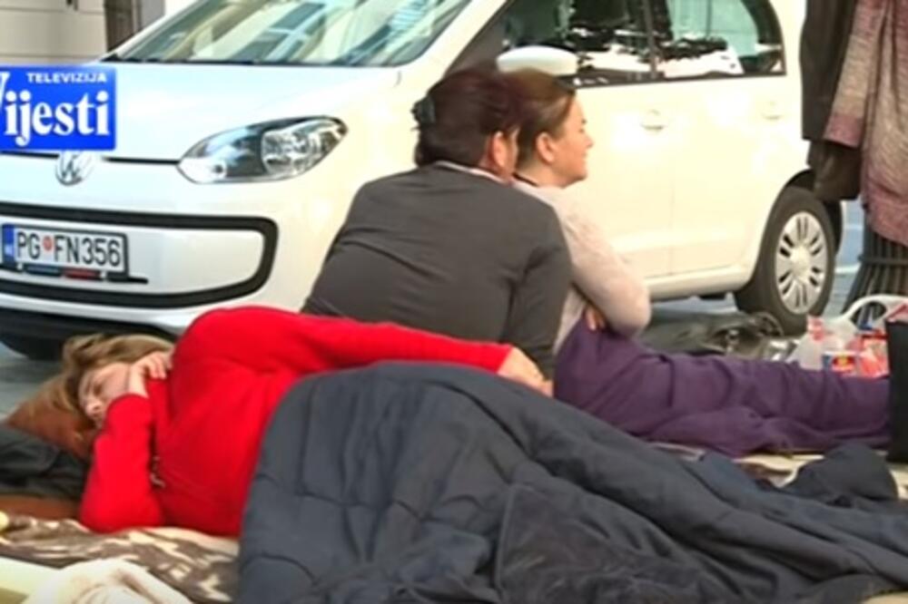 štrajk majki iz Rožaja, Foto: TV Vijesti screenshot