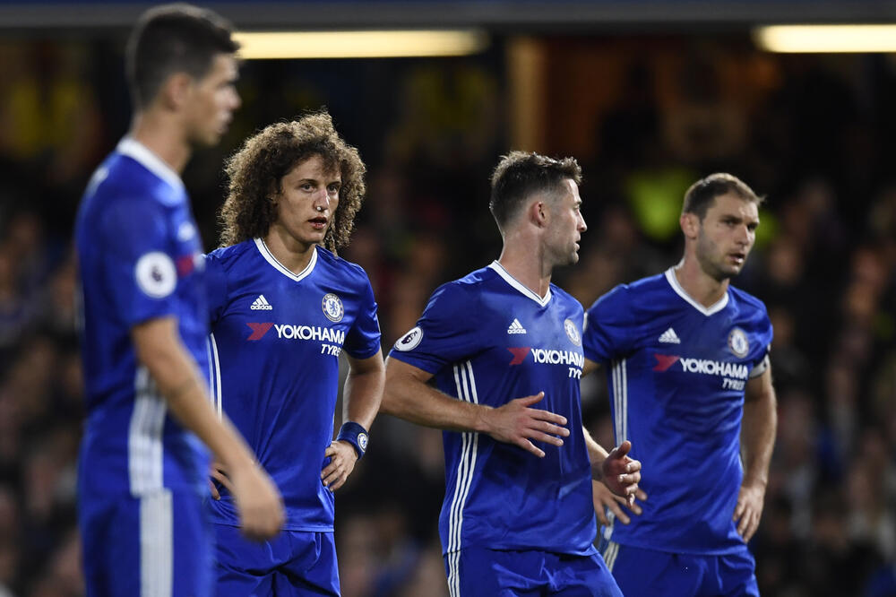 Oskar, David Luiz, Gari Kejhil i Branislav Ivanović, Foto: Reuters